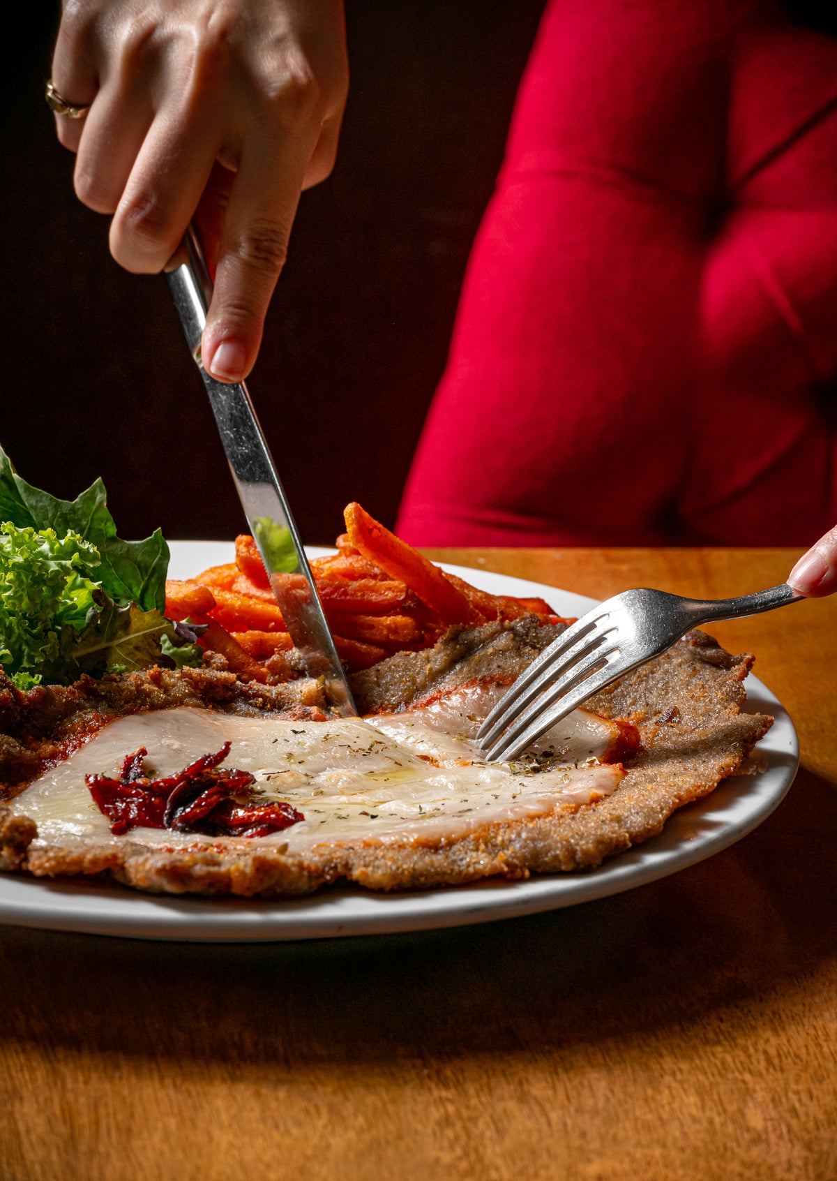 Milanesa de Lomito a la Napolitana