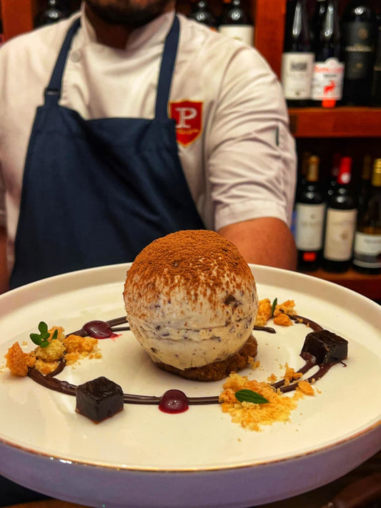 Esfera de tiramisú